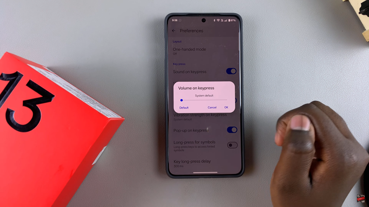 How To Change Keyboard Volume On OnePlus 13