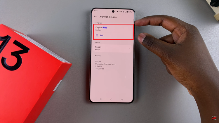 How To Change Language On OnePlus 13
