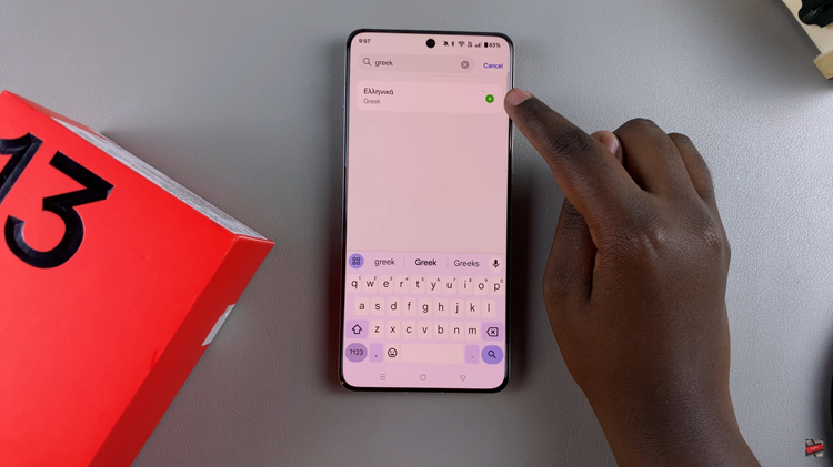 How To Change Language On OnePlus 13
