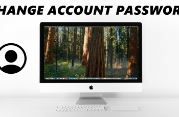 How To Change User Account Password On Mac