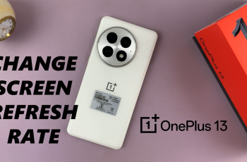 How To Change Screen Refresh Rate On OnePlus 13