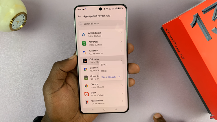 How To Change Screen Refresh Rate On OnePlus 13
