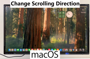 How To Change Scrolling Direction On Mac