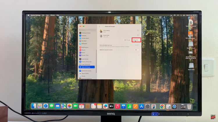 How To Create New User Account On Mac