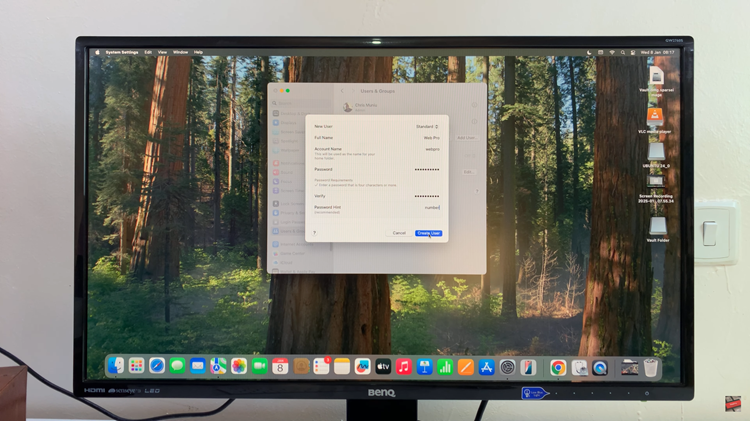 How To Create New User Account On Mac