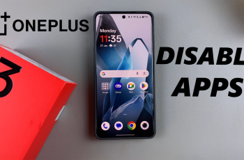 How To Disable Apps On OnePlus 13