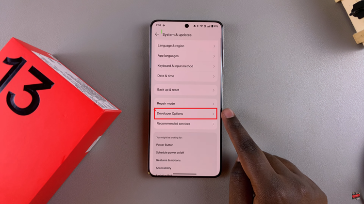 How To Disable Developer Options On OnePlus 13