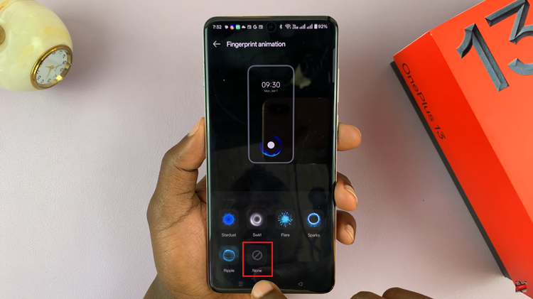 How To Disable Fingerprint Animation On OnePlus 13