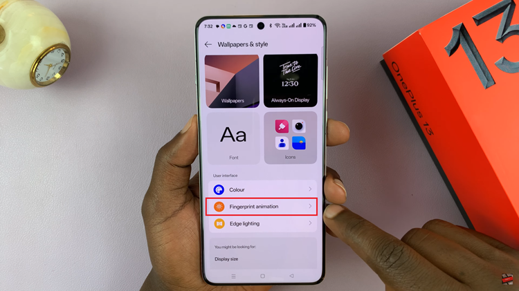 How To Disable Fingerprint Animation On OnePlus 13