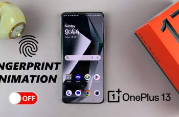 How To Disable Fingerprint Animation On OnePlus 13