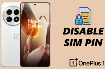 How To Disable SIM PIN On OnePlus 13