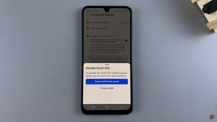 How To Disable Two Factor Authentication On Bluesky