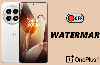 How To Disable Watermark On OnePlus 13