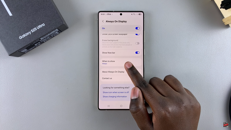 How To Enable Always ON Display On Samsung Galaxy S25 & S25 Ultra