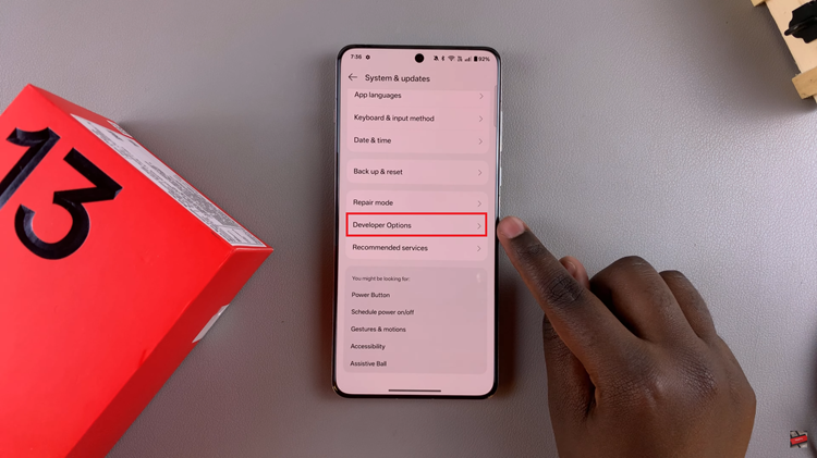 How To Enable Developer Options On OnePlus 13