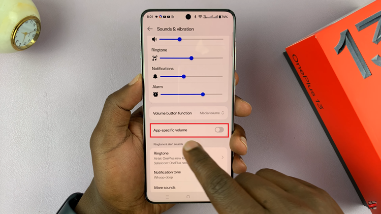 How To Enable & Disable 'App-Specific Volume' On OnePlus 13
