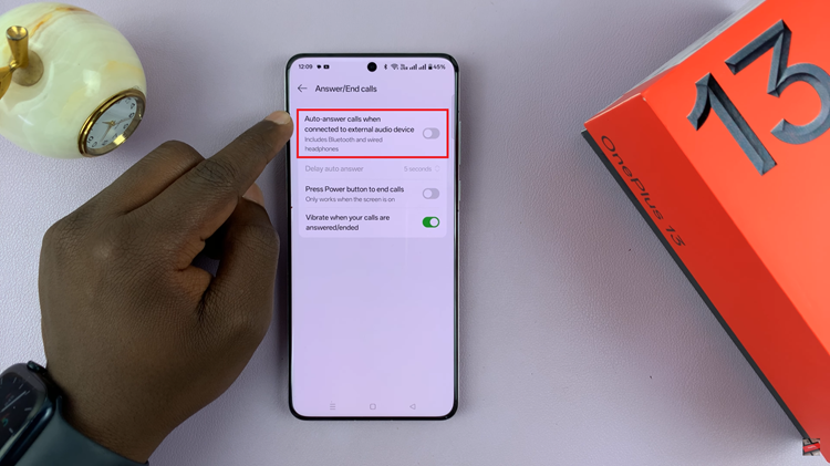 How To Enable & Disable Auto Answer Calls On OnePlus 13