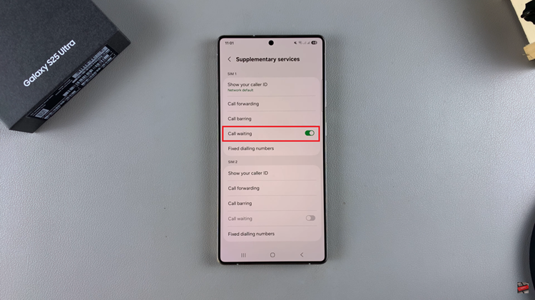 How To Enable & Disable Call Waiting On Samsung Galaxy S25 & S25 Ultra