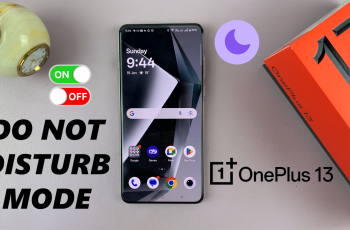 How To Enable & Disable Do Not Disturb Mode On OnePlus 13