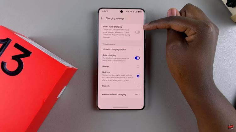 How To Enable & Disable Fast Charging On OnePlus 13