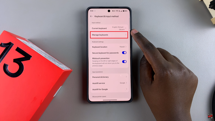 How To Enable & Disable Keyboard Auto Correct On OnePlus 13