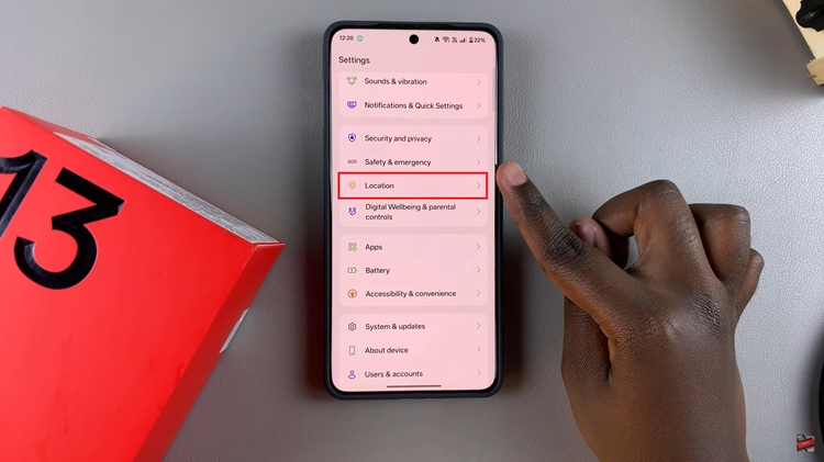 How To Enable & Disable Location Services On OnePlus 13