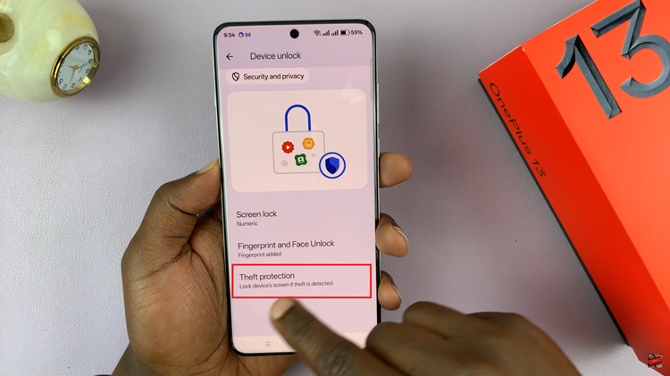 How To Enable & Disable Theft Detection Lock On OnePlus 13