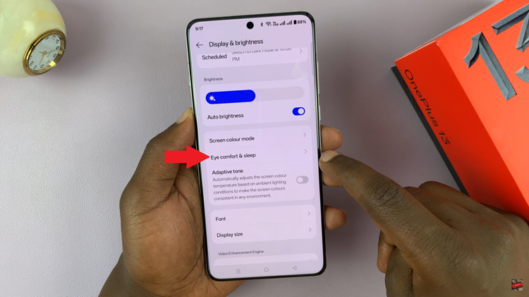 How To Enable Eye Comfort (Blue Light Filter) On OnePlus 13
