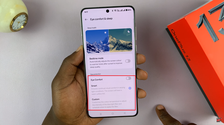 How To Enable Eye Comfort (Blue Light Filter) On OnePlus 13