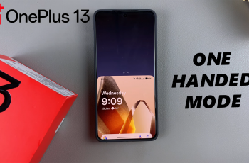 How To Enable One Handed Mode On OnePlus 13