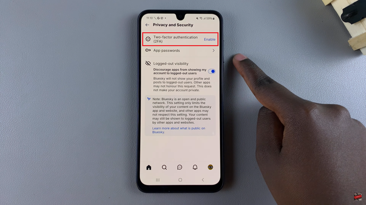 How To Enable Two Factor Authentication On Bluesky
