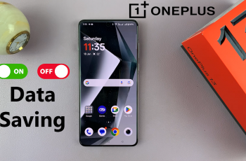How To Enable / Disable Data Saving On OnePlus 13
