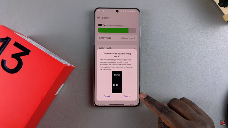 How To Enter & Exit Super Power Saving Mode On OnePlus 13