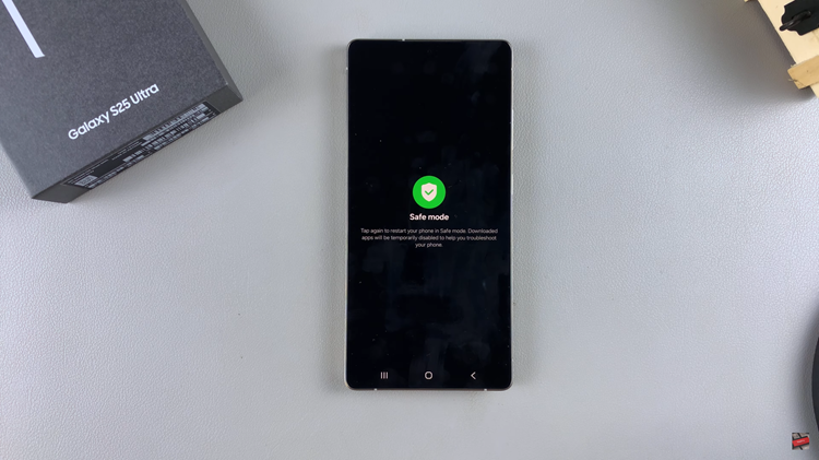How To Enter Safe Mode On Samsung Galaxy S25 & S25 Ultra