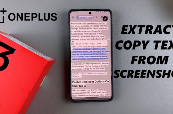 How To Extract Copy Text From Screenshot On OnePlus 13