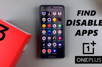 How To Find Disabled Apps On OnePlus 13