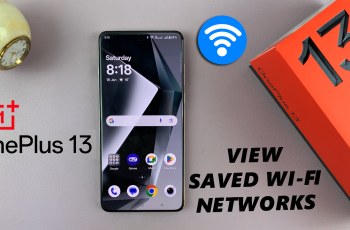 How To Find Saved Wi-Fi Networks On OnePlus 13