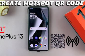 How To Generate Hotspot QR Code On OnePlus 13