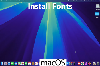 How To Install Fonts On Mac