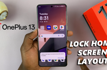 How To Lock / Unlock Home Screen Layout On OnePlus 13