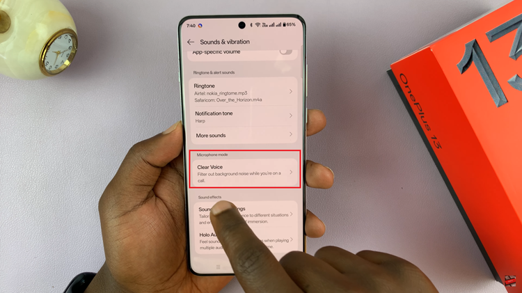 How To Remove Background Noise During Calls On OnePlus 13