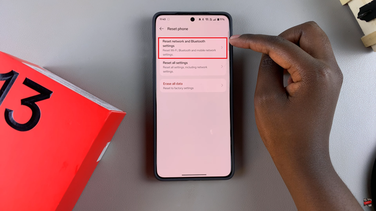 How To Reset Network & Bluetooth Settings On OnePlus 13