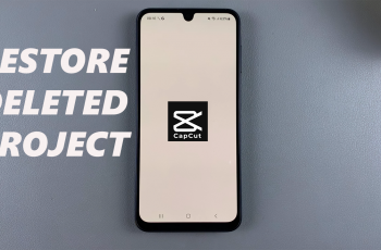 How To Restore Deleted Projects On Capcut