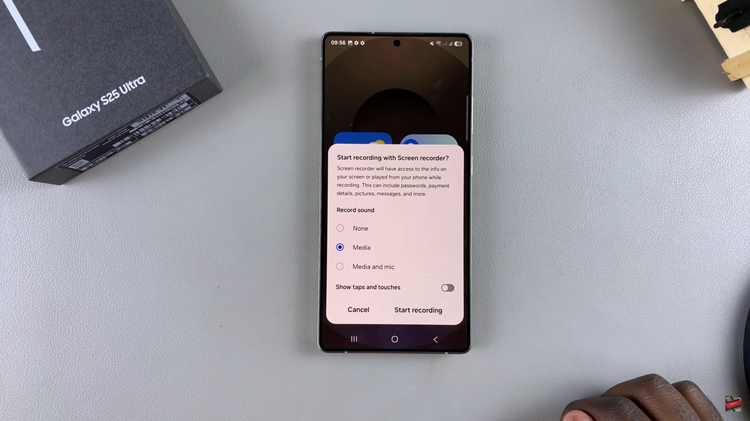 How To Screen Record Samsung Galaxy S25 & S25 Ultra