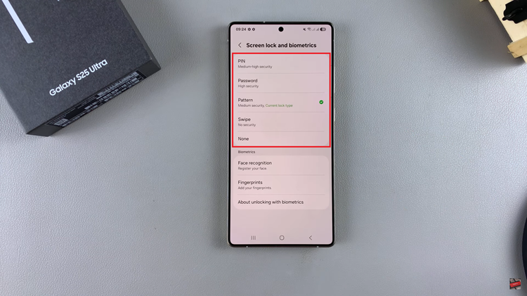How To Set Up Fingerprint On Samsung Galaxy S25 & S25 Ultra