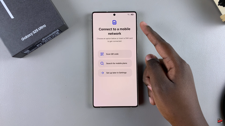 How To Set Up Samsung Galaxy S25 Ultra