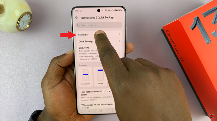 How To Show & Hide Notification Icons In Status Bar On OnePlus 13