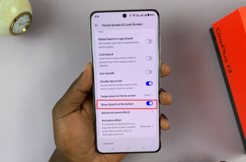 How To Show & Hide Search Icon On OnePlus 13 Home Screen
