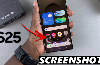 How To Take Screenshots On Galaxy S25