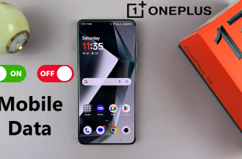 How To Turn ON / OFF Mobile Data On OnePlus 13